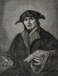 Portrait of John Calvin (1509-64) French theologian and reformer (engraving)
