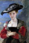 Portrait of Susanna Lunden (?) (Le Chapeau de Paille) c.1622-5 (oil on panel)