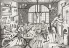 Interior of Etienne Delaune's workshop, from 'Les Arts au Moyen Age', published 1873 (litho)