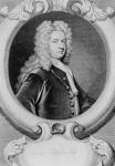 Joseph Addison (1672-1719) (engraving) (b&w photo)