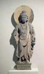 Standing Bodhisattva Maitreya, 3rd century (schist)