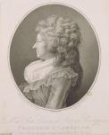 Marie Therese Louise de Savoie-Carignan (1749-92) Princess of Lamballe, 1791 (engraving)