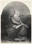 Isaiah, engraved by S. Allen, from 'The National Illustrated Family Bible', published c.1870 (litho)