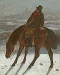 Hunter on Horseback, c.1864 (oil on canvas)