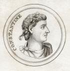 Emperor Constantine, from 'Crabb's Historical Dictionary', published 1825 (litho)
