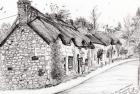 Post office and museum Brighstone I.O.W., 2008, (ink on paper)