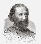 Giuseppe Garibaldi, from 'Societes Secretes, les Francs Macons', published c.1867 (engraving)