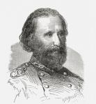 Giuseppe Garibaldi, from 'Societes Secretes, les Francs Macons', published c.1867 (engraving)