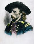 George Armstrong Custer (engraving) (later colouration)