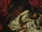 The Death of Cato of Utica (95-46 BC) 1646 (oil on canvas)