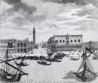 View of Piazza San Marco from the Bacino, Venice (engraving)