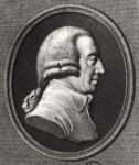 Portrait from a medallion of Adam Smith (1723-90) (engraving) (b/w photo)