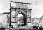 Arch of Titus, part of a series of 'Views of Rome', 1845 (engraving)
