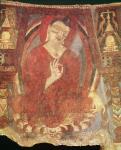 Buddha Sitting on a Lotus, 5th-6th century (fresco)