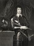 Portrait of Spencer Compton (1601-43) 2nd Earl of Northampton, from 'Lodge's British Portraits', 1823 (litho)