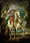 Equestrian portrait of the Duke of Lerma (1553-1625) 1603 (oil on canvas)