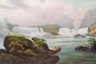 General View of Niagara Falls from the Canadian Side (coloured engraving)