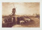 Windmill and Lock, engraved by William Say (1768-1834) (engraving)