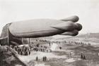 A Clément-Bayard Airship in 1909. From The Wonderful Year 1909
