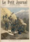 Mountain Infantrymen, from 'Le Petit Journal', 21st March 1891 (colour litho)