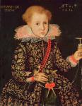 Armand de Tesse (b.1612) aged Four, 1616 (oil on panel)