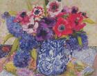 Anemones in Antique Jug (w/c)