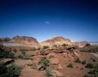 Capitol Dome and Chimney Rock, Capitol Reef National Park, Utah (photo)