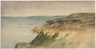 Lyme Regis, Dorset, c.1797 (w/c over pencil on textured paper)