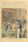 The Charity of the Students: The Soup Kitchen at Butte-aux-Cailles, from 'Le Petit Journal', 5th February 1894 (coloured engraving)