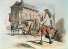 Refuse Collector, from 'Costumes of Great Britain', published by William Miller, 1805 (colour litho)