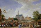 The Potters' Fair at Ghent (oil on panel)