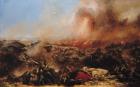 The Battle of Sebastopol, left section of triptych, after 1855 (oil on canvas) (see also 70336 & 70337)