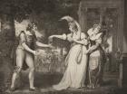 Lawn before the Duke's palace, Act I, Scene II, from 'As You Like It', from The Boydell Shakespeare Gallery, published late 19th century (litho)