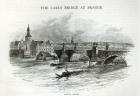 Prague Bridge, from 'Leisure Hour', 1891 (engraving)