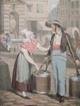 The Water Carrier, 1821 (colour litho)