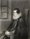 Portrait of Charles Blount (c.1562-1606) 8th Earl of Devonshire, from 'Lodge's British Portraits', 1823 (litho)