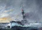 Equal-Speed-Charlie-London, Jutland 1916, 2015, (oil on canvas)