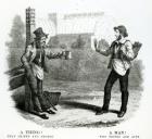 A Thing! That drinks and smokes; A Man! Who thinks and acts, 19th Century (engraving)