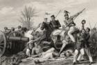 Capture of a gun at Banda, from 'The History of the Indian Mutiny' published in 1858 (engraving)