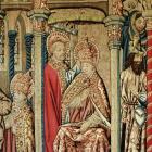 St. Peter Placing the Papal Tiara on the Head of St. Clement, from 'The Life of St. Peter' (wool tapestry)