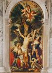 The Martyrdom of St. Sebastian in the Chapel of Benedict XIII (oil on canvas)