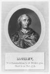 Louis XV, King of France and Navarre (engraving)