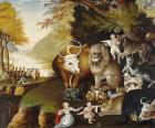 Peaceable Kingdom, c.1834 (oil on canvas)