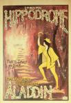 Aladdin: poster from London Hippodrome (colour litho)