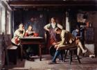 Proposal (The Rivals), c.1880 (oil on canvas)