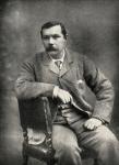 Sir Arthur Conan Doyle (1859-1930) (b/w photo)