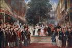 The opening by Queen Victoria of The Great Exhibition in Hyde Park, London, England, 1st May, 1851.