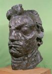 Tragic Mask of Ludwig van Beethoven (1770-1827) 1901 (bronze)