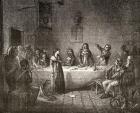 Aimee Cecile Renault in front of the Revolutionary Committee, from 'Histoire de la Revolution Francaise' by Louis Blanc (1811-82) (engraving)