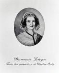 Baroness Louise Lehzen (engraving)
